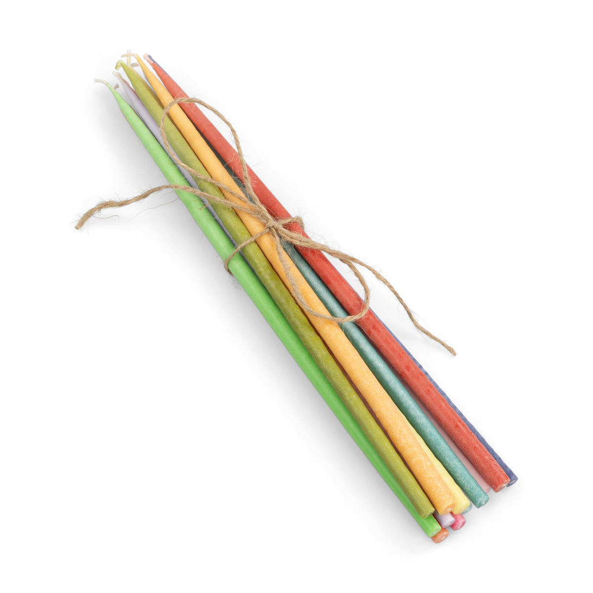 Thin Taper Candles - Rainbow