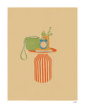Striped Table Print by Stephanie Browne