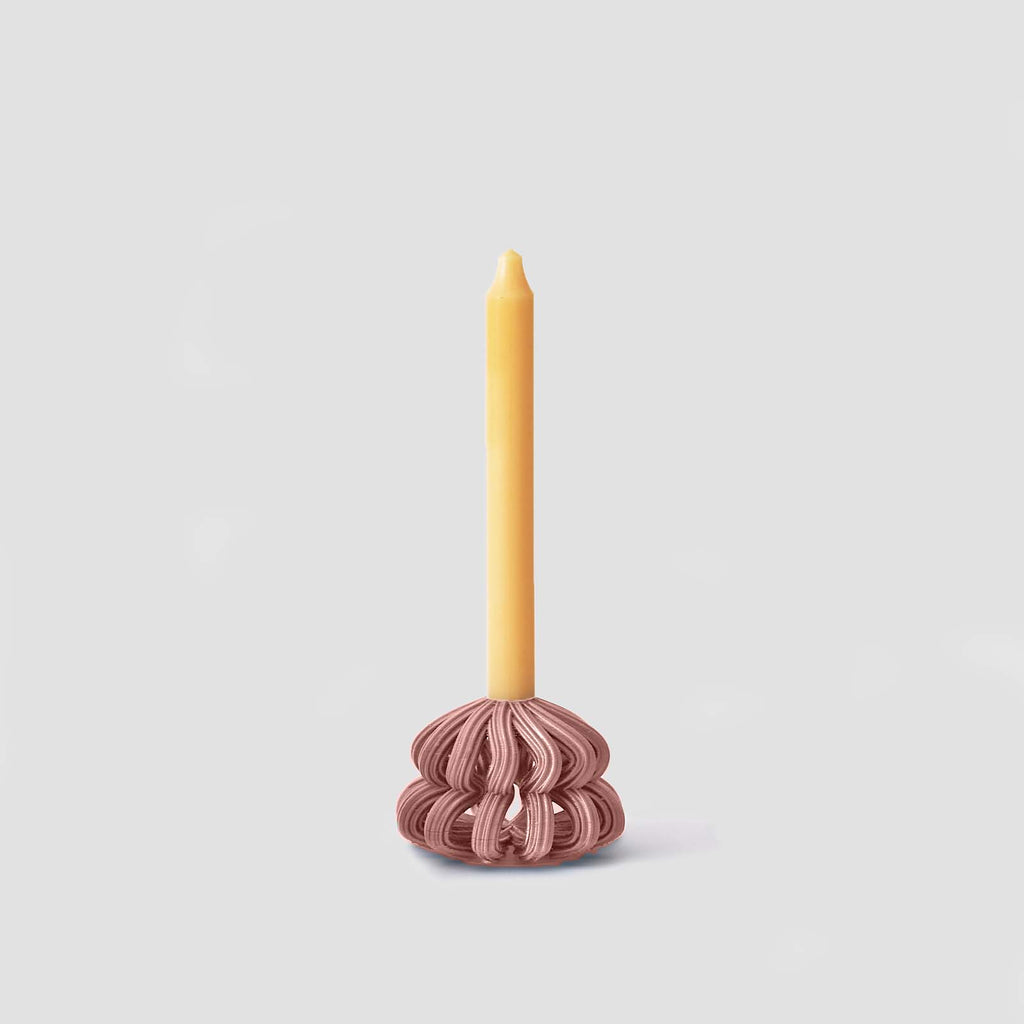 Frosting Loop Candle Holder