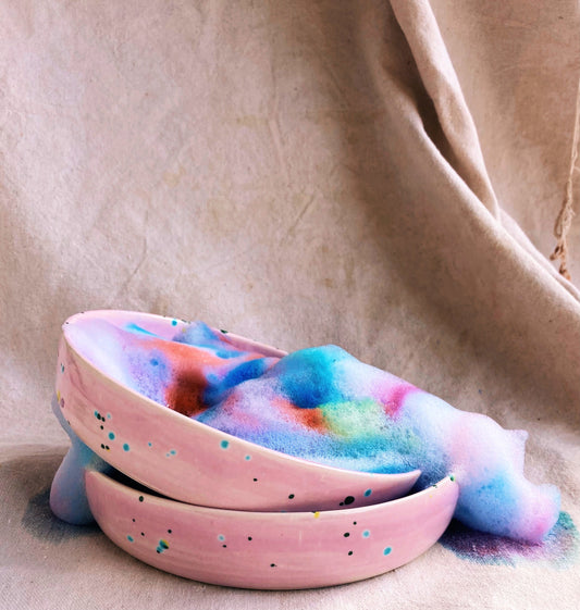 8" Acid Surfer Bowl | Made-to-Order Stoneware Pasta & Salad Bowl Bowls Beau Rush Ceramics