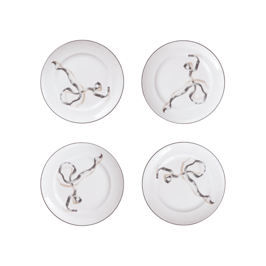 Ribbon Dinner Plates