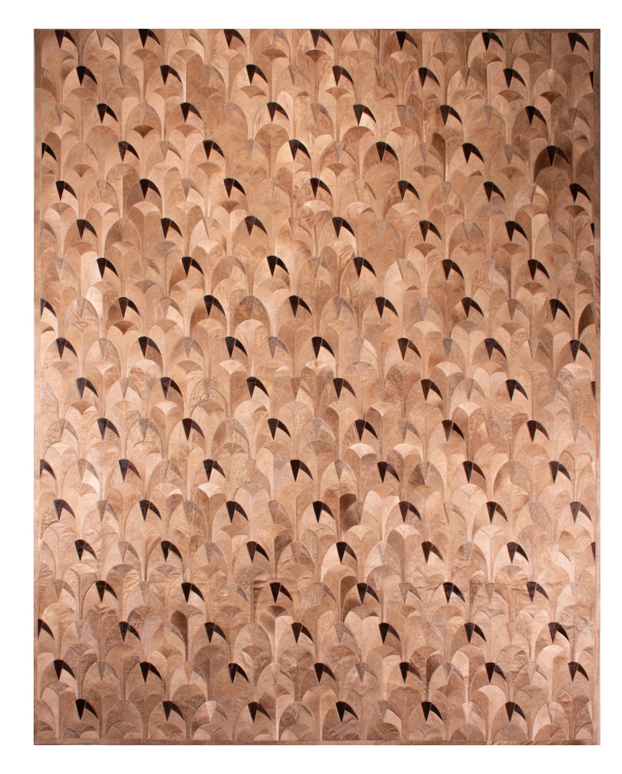 Handmade Art Deco Cowhide Rug