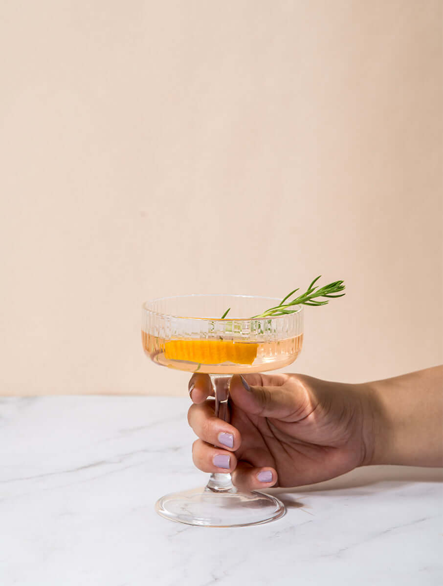 Audrey Coupe Glass | Set of 4 Drinking glass Casa Amarosa