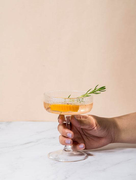 Audrey Coupe Glass | Set of 4 Drinking glass Casa Amarosa