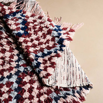 Nafisah - vintage boucherouite rug boucherouite rug Benisouk