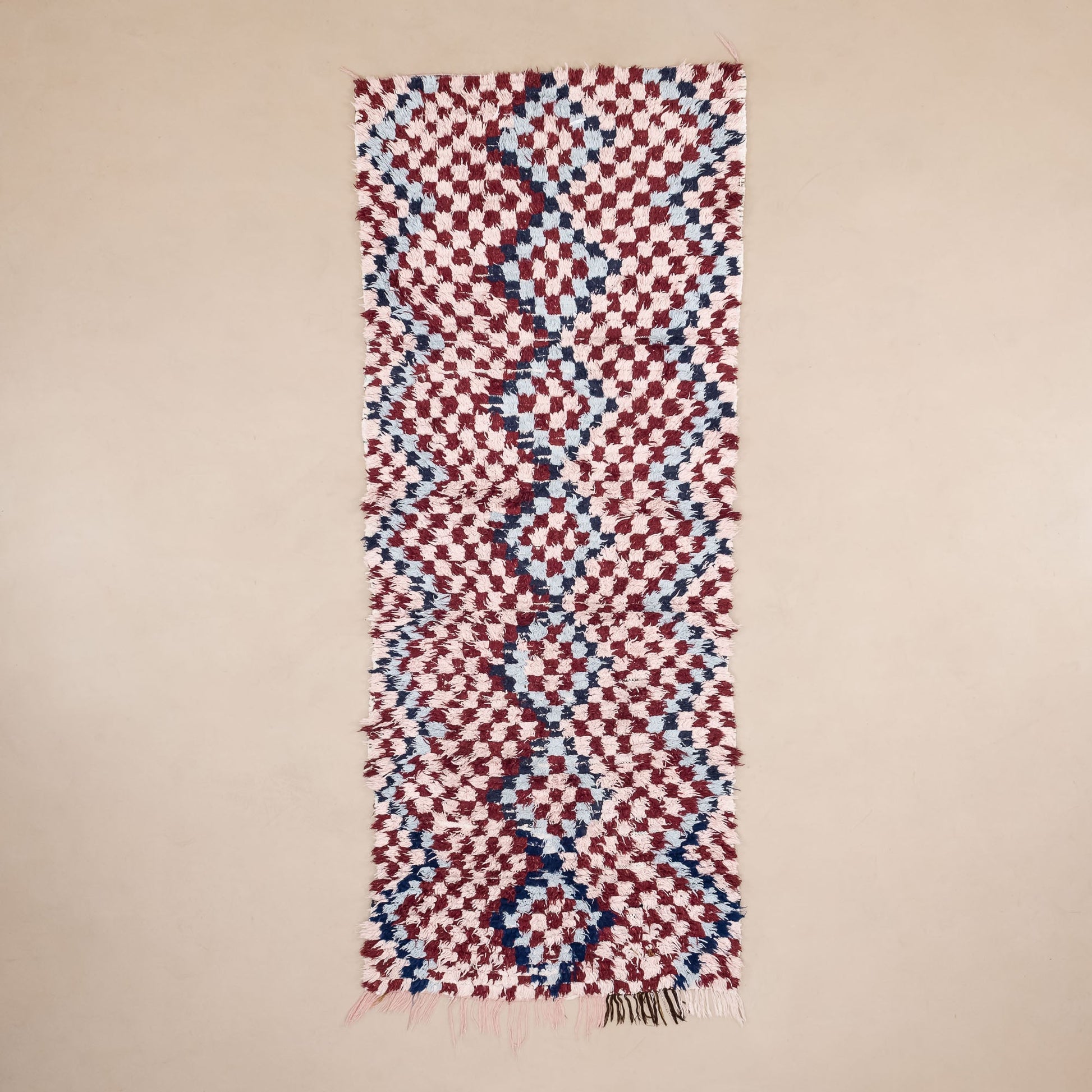 Nafisah - vintage boucherouite rug boucherouite rug Benisouk