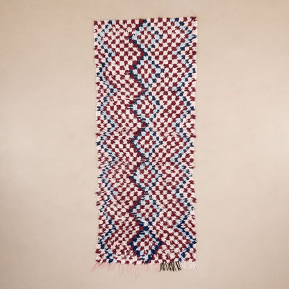 Nafisah - vintage boucherouite rug boucherouite rug Benisouk