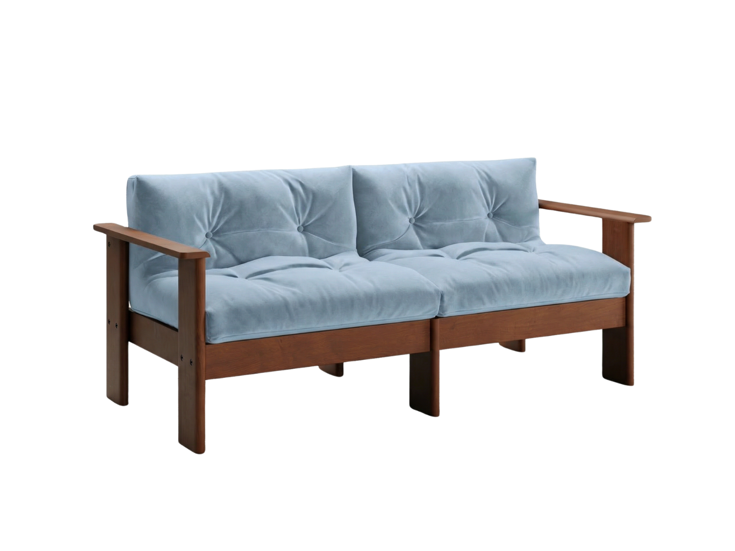 The Bacana Loveseat in Recycled Velvet
