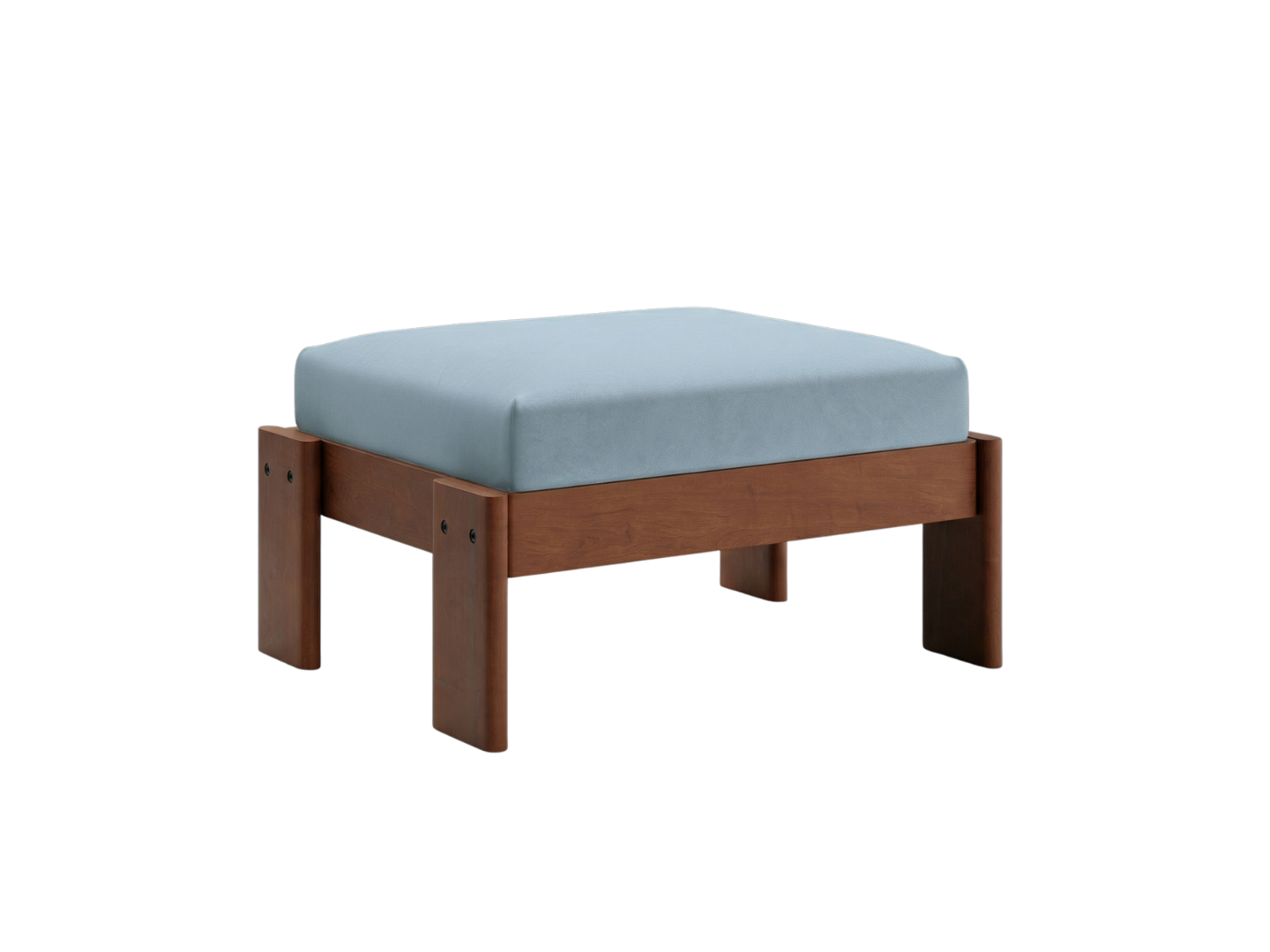 The Bacana Ottoman in Recycled Velvet