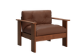 The Bacana Armchair in Cactus Leather