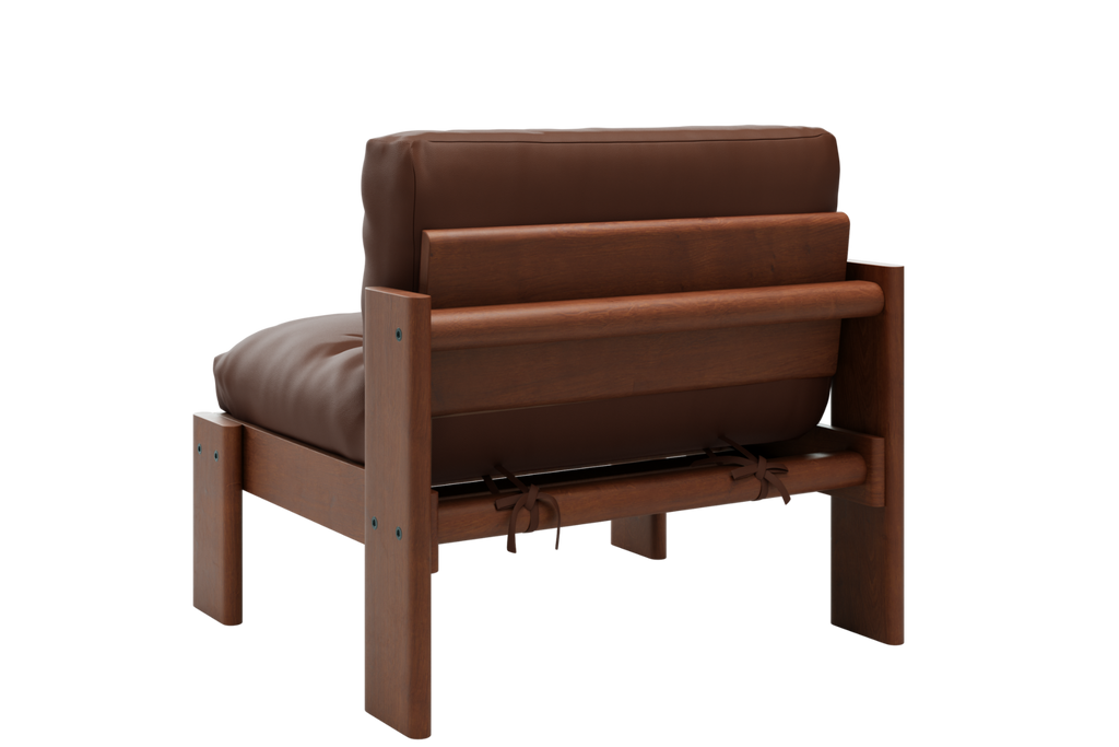 The Bacana Lounge Chair in Cactus Leather