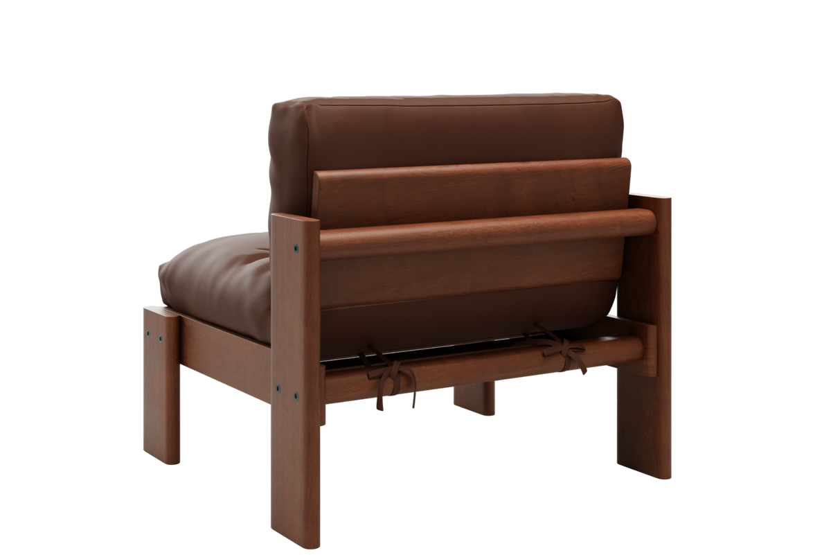 The Bacana Lounge Chair in Cactus Leather