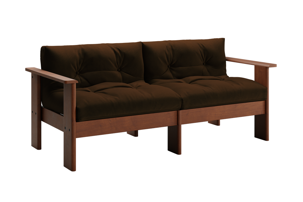 The Bacana Loveseat in Recycled Velvet