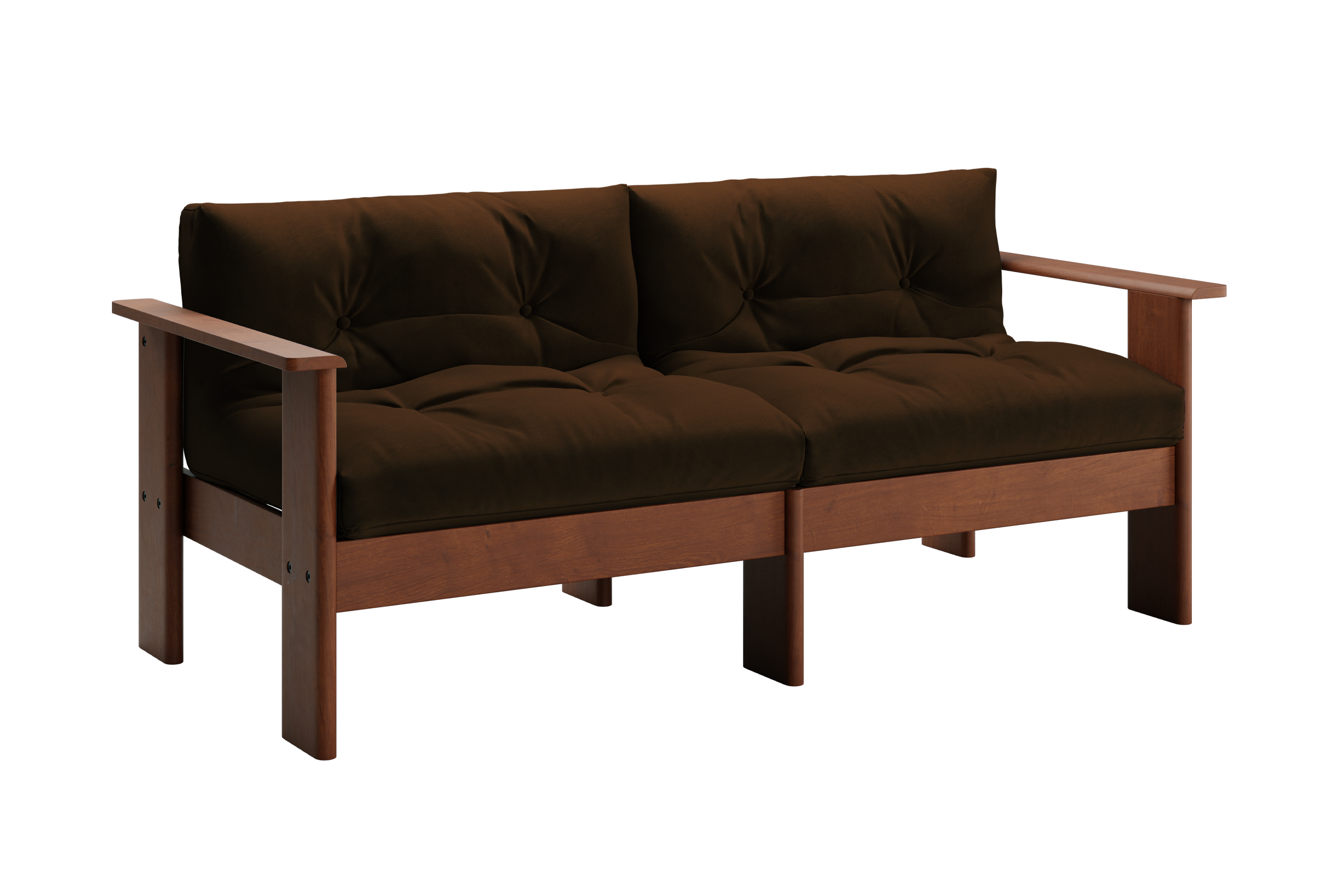 The Bacana Loveseat in Recycled Velvet