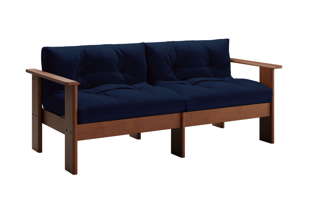 The Bacana Loveseat in Recycled Velvet