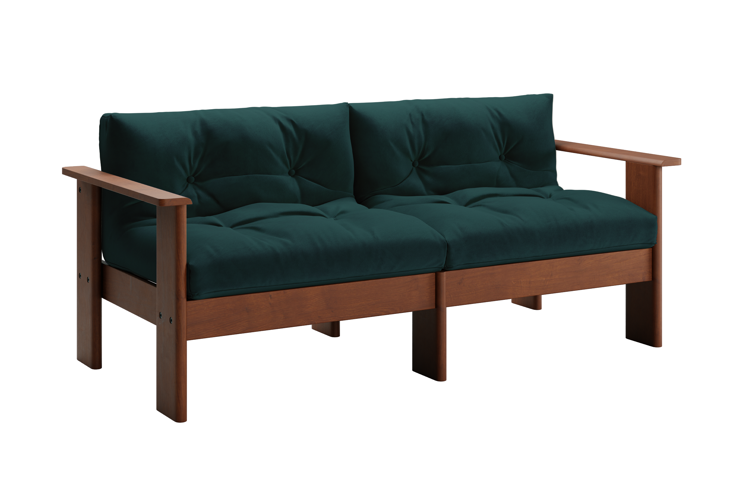 The Bacana Loveseat in Recycled Velvet
