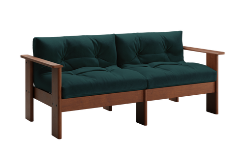 The Bacana Loveseat in Recycled Velvet