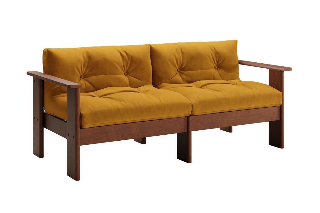 The Bacana Loveseat in Recycled Velvet