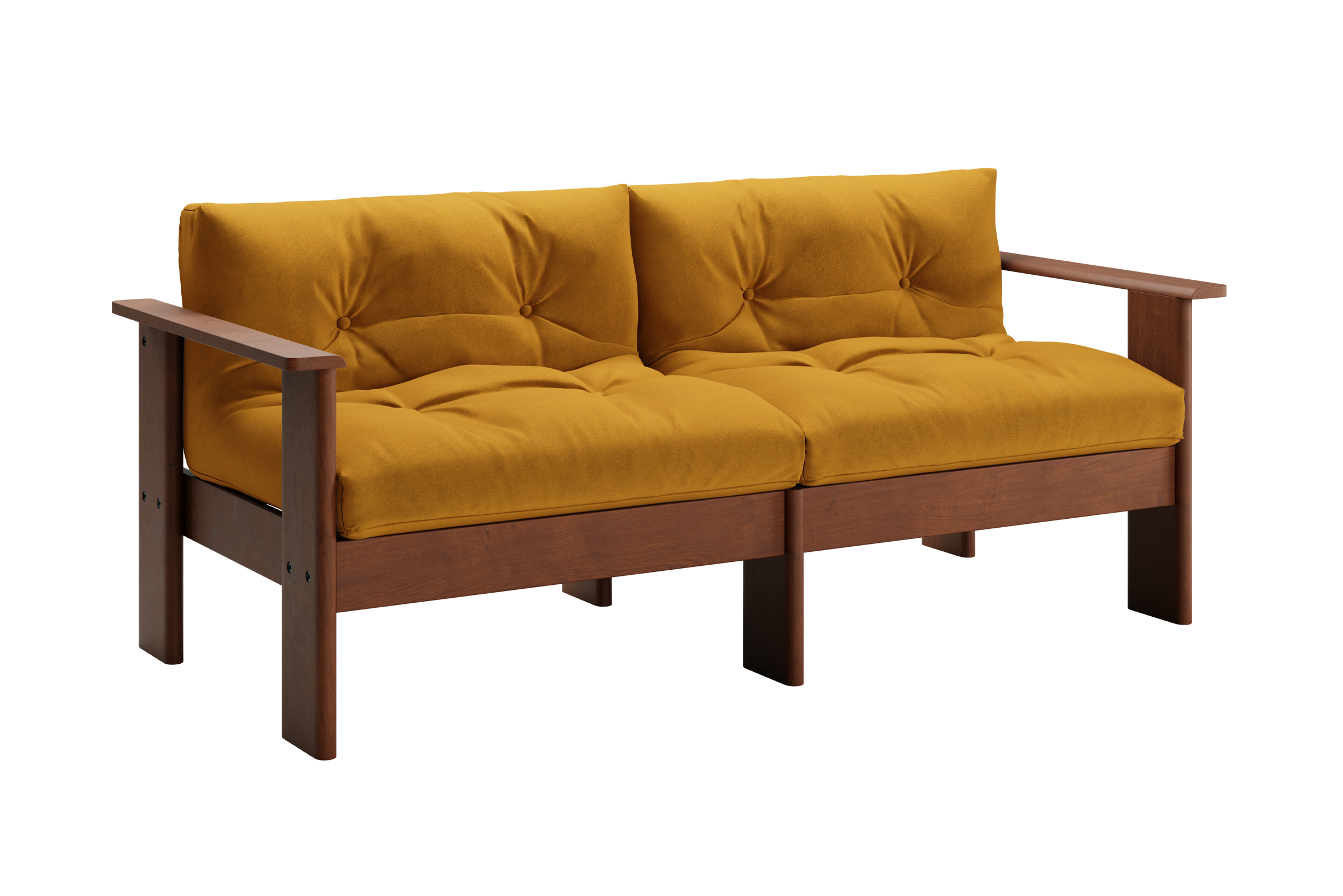 The Bacana Loveseat in Recycled Velvet