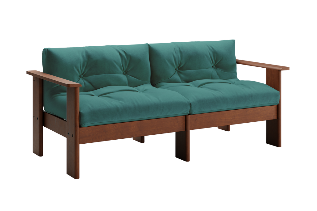 The Bacana Loveseat in Recycled Velvet