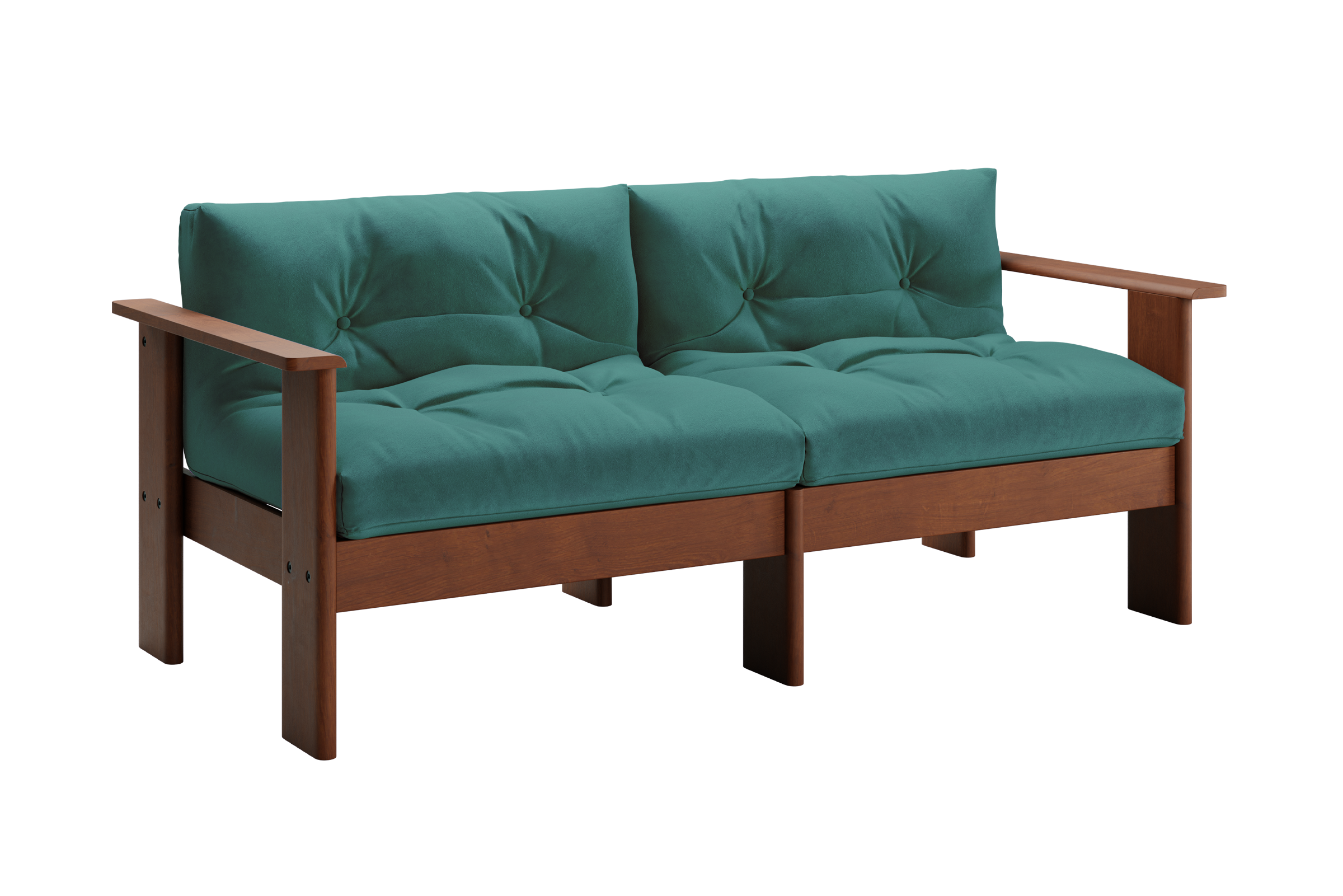 The Bacana Loveseat in Recycled Velvet