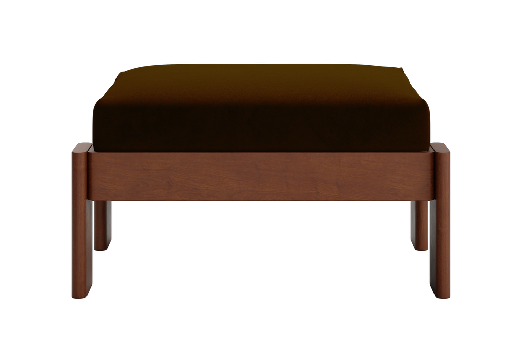 The Bacana Ottoman in Recycled Velvet