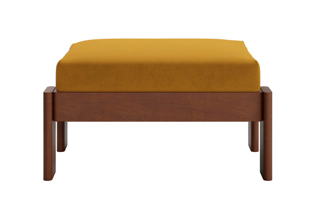 The Bacana Ottoman in Recycled Velvet