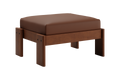 The Bacana Ottoman in Cactus Leather