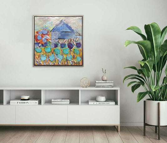 Blueberry Farm | Open Edition Canvas Print Print Sorelle Gallery Fine Art