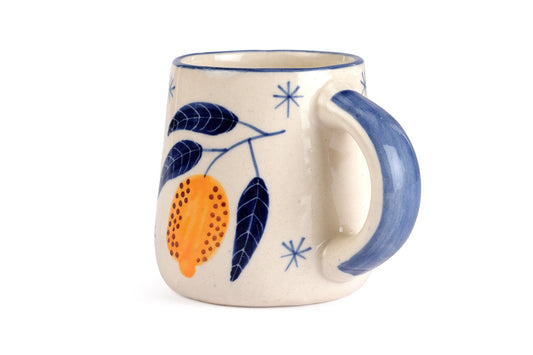 Lemon Coffee Mug Set of 2 | Yellow Plate Casa Amarosa
