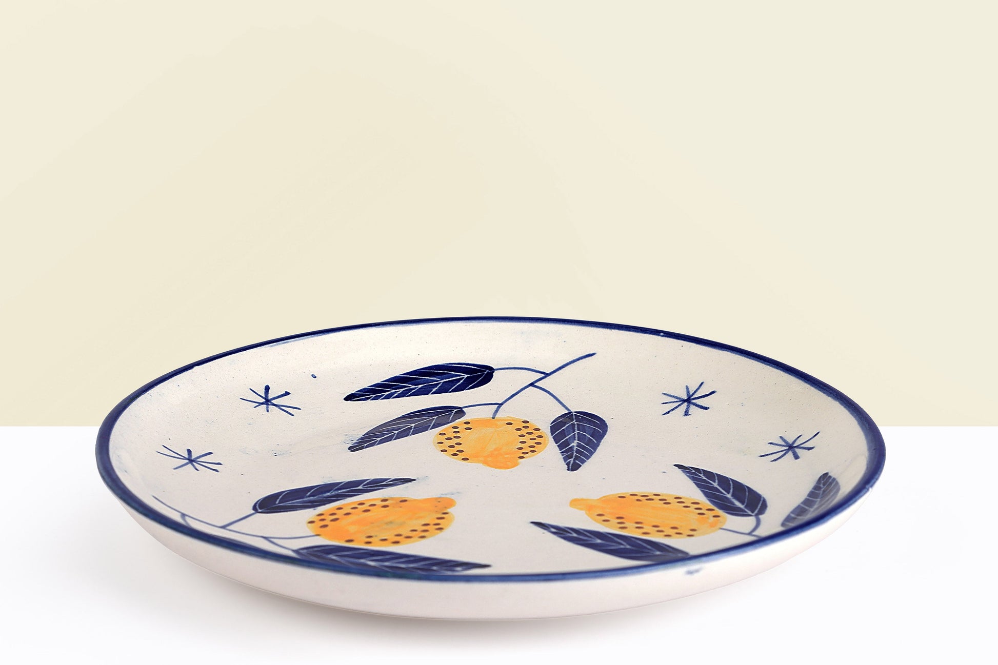 Italian Lemon Plates Set of 2 Plate Casa Amarosa