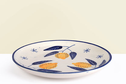 Italian Lemon Plates Set of 2 Plate Casa Amarosa