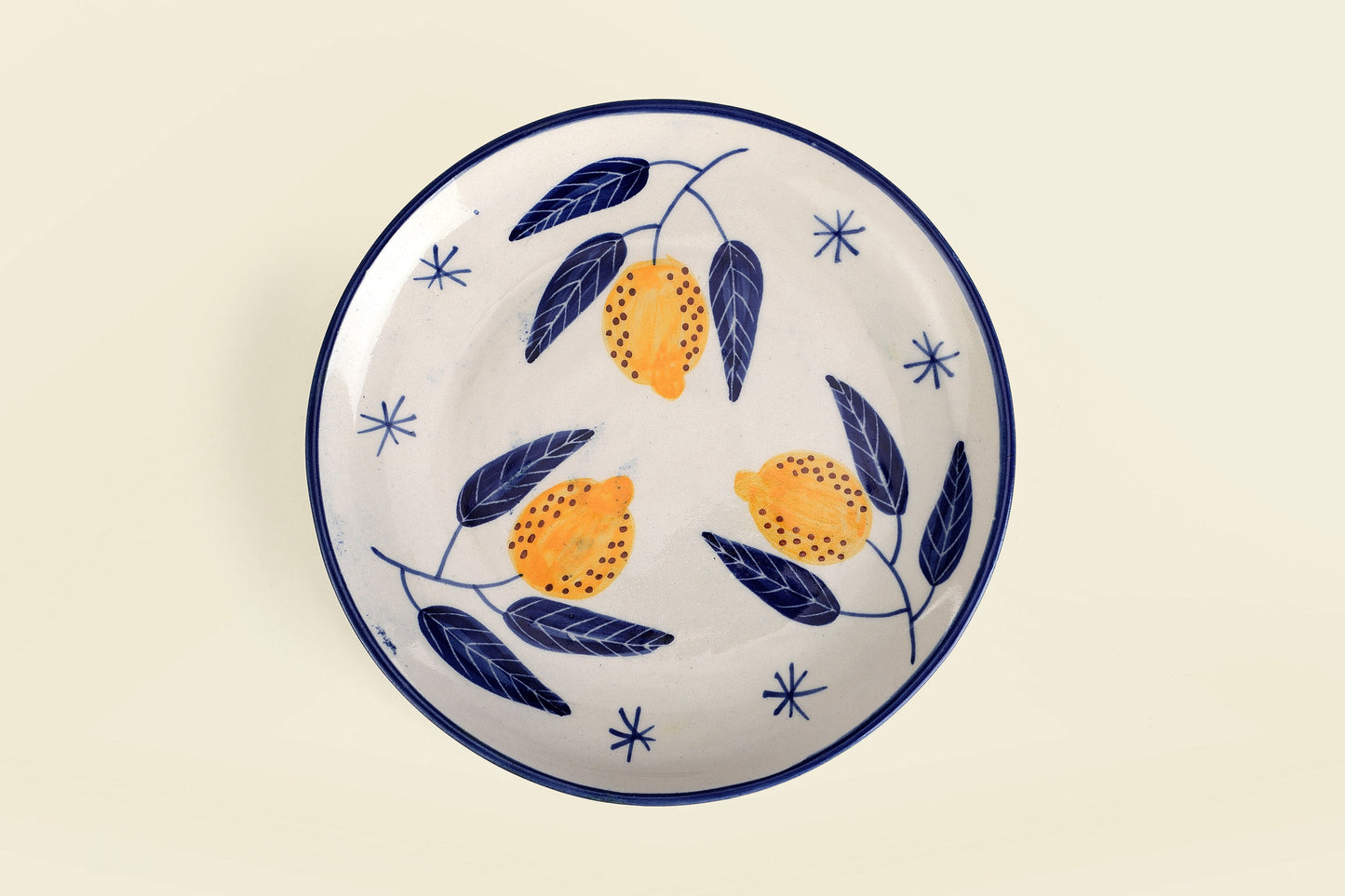 Italian Lemon Plates Set of 2 Plate Casa Amarosa