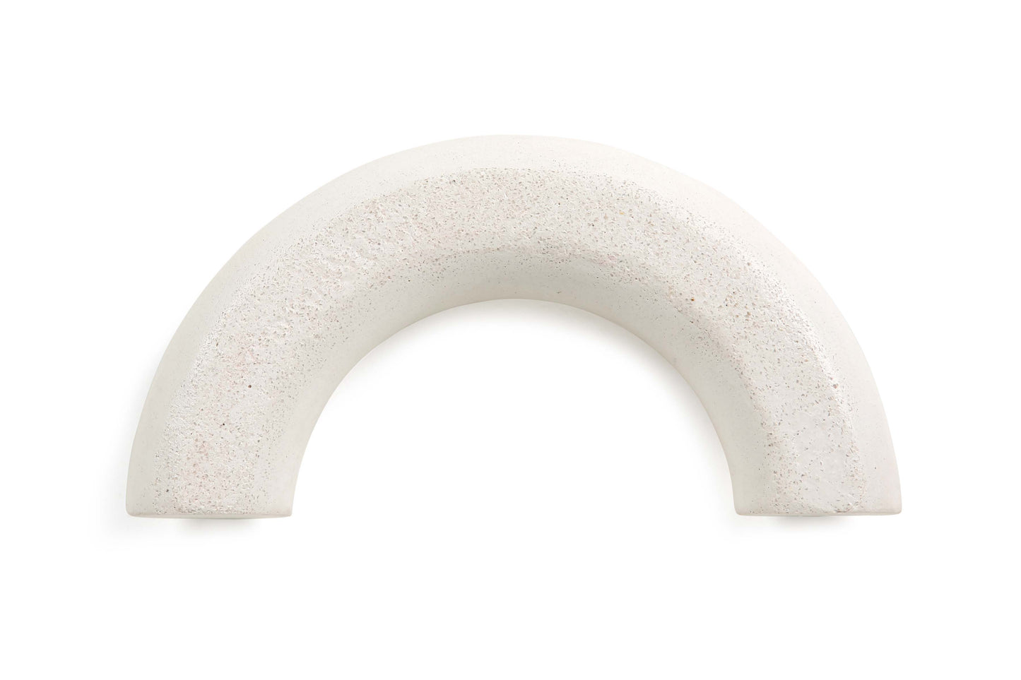 Nordic Style "C" Shaped Concrete Candle Holder | Ivory Candle Holders Casa Amarosa
