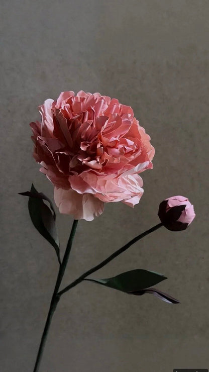 Chinese Peony Beeswax Paper Flower