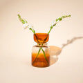 Slate Brown Handblown Glass Vase | Tall vase Casa Amarosa