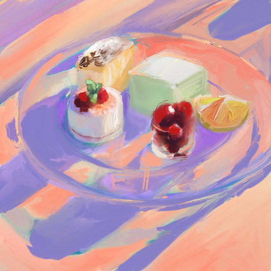 Dessert Bar Study Art Print Artwork Mai Autumn
