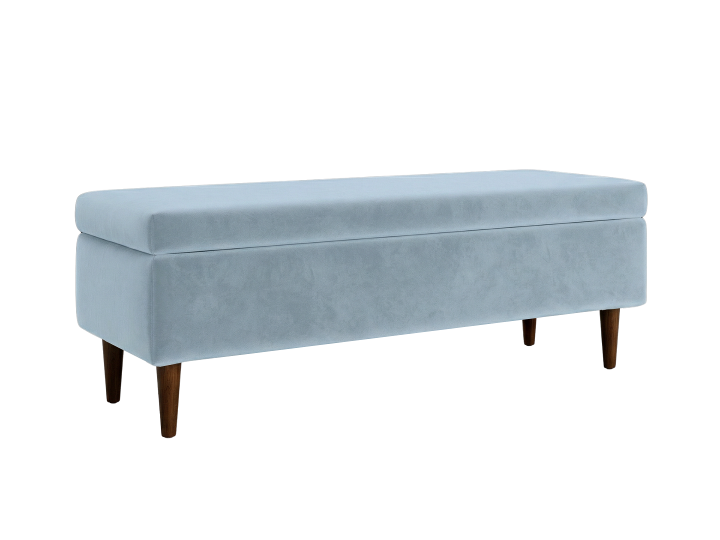 The Essential Storage Bench in Recycled Velvet