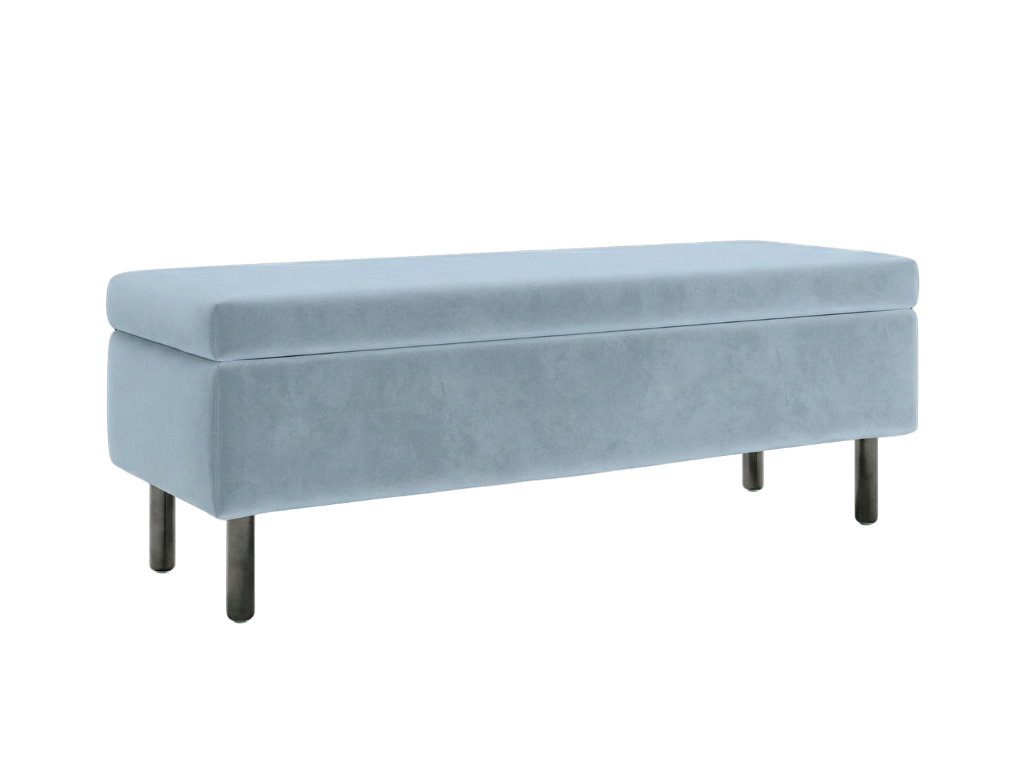 The Essential Storage Bench in Recycled Velvet