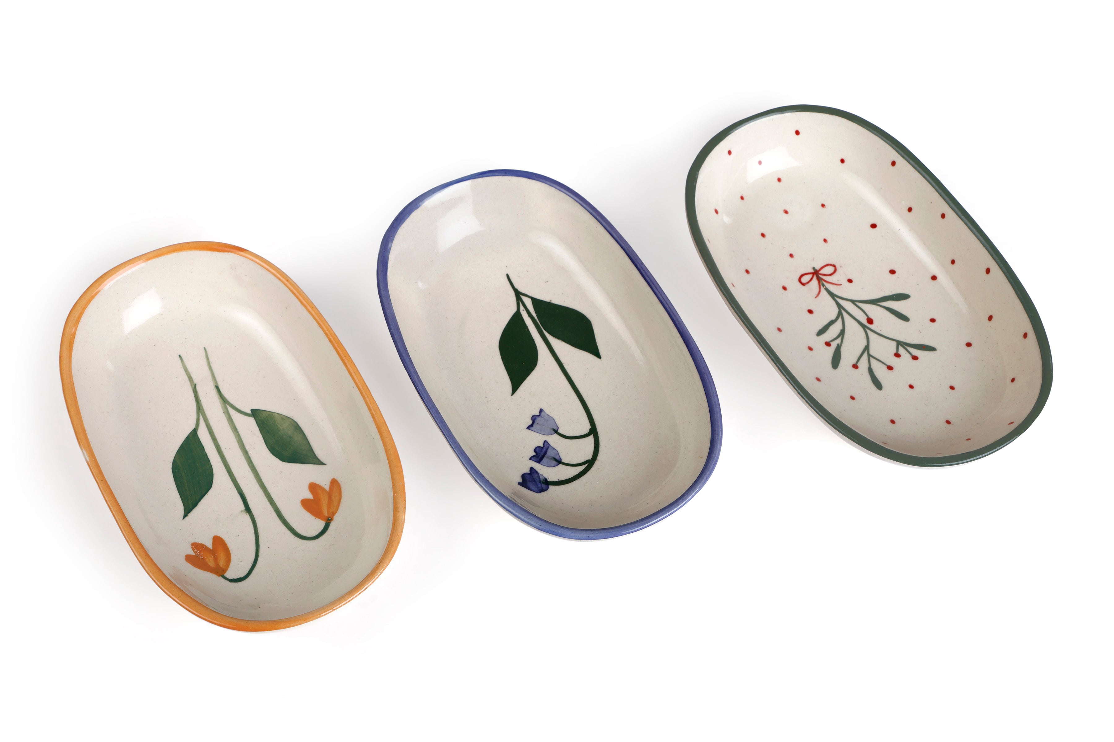 Handmade Ceramic Serving Bowl | Set of 4 | Amber bowl Casa Amarosa