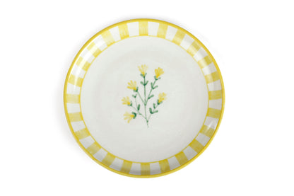 Handcrafted Ceramic Dessert Plates | Set of 4 | Sunshine Spring plates Casa Amarosa