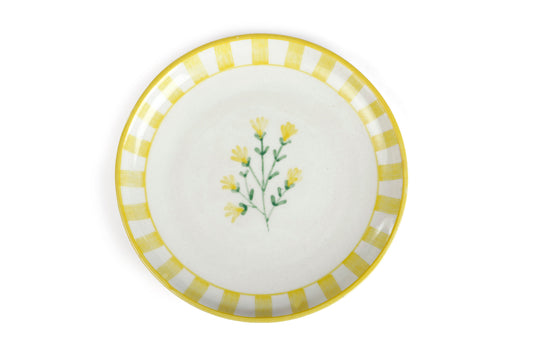 Handcrafted Ceramic Dessert Plates | Set of 4 | Sunshine Spring plates Casa Amarosa