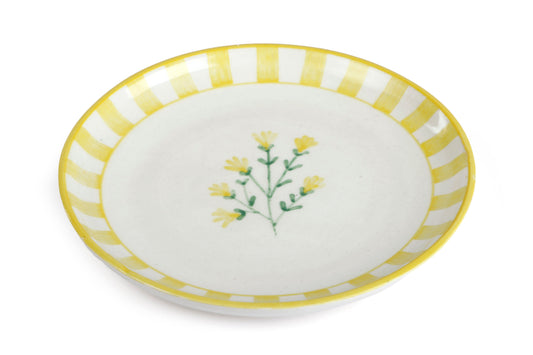 Handcrafted Ceramic Dessert Plates | Set of 4 | Sunshine Spring plates Casa Amarosa