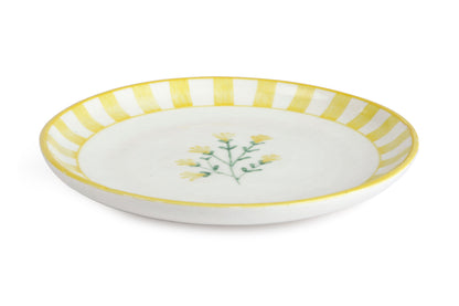 Handcrafted Ceramic Dessert Plates | Set of 4 | Sunshine Spring plates Casa Amarosa