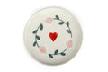 Ceramic Dessert Plate | Set of 4 | Amour Petal Plate Casa Amarosa
