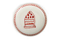 Handcrafted Ceramic Dessert Plate | Set of 4 | Celebration plates Casa Amarosa