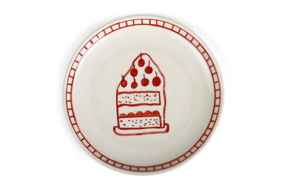 Handcrafted Ceramic Dessert Plate | Set of 4 | Celebration plates Casa Amarosa