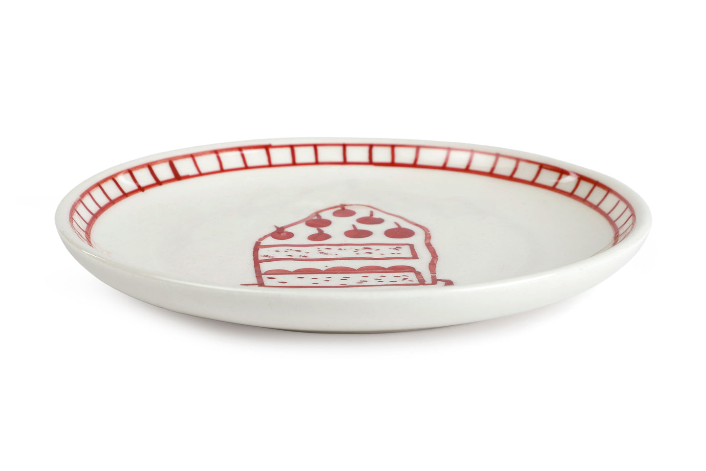 Handcrafted Ceramic Dessert Plate | Set of 4 | Celebration plates Casa Amarosa