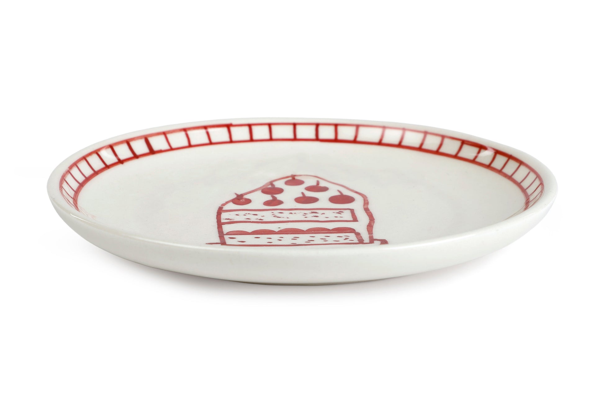 Handcrafted Ceramic Dessert Plate | Set of 4 | Celebration plates Casa Amarosa