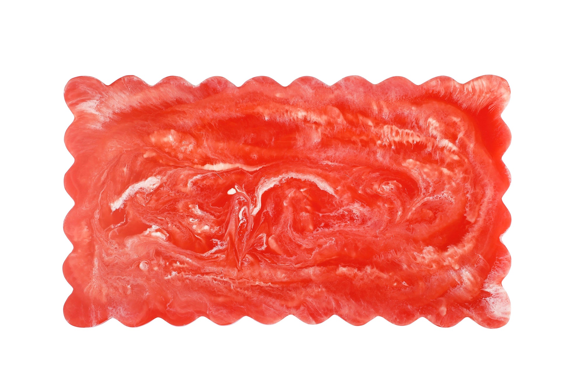 Pink Scallop Resin Cheese Board cheese board Casa Amarosa